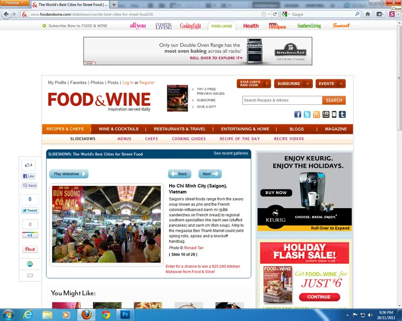 Photo Featured - The World's Best Cities for Street Food by foodandwine.com